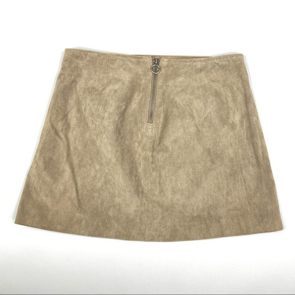 Blank NYC 100% Leather Mini Skirt Size 26 - Picture 5 of 9
